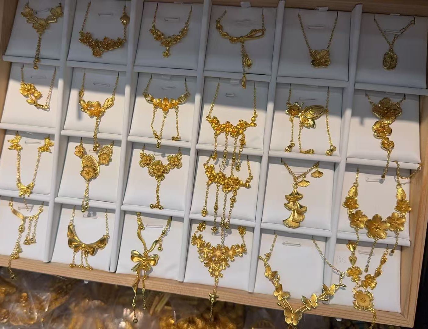 Gold plated jewellery