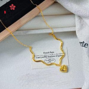 Gold Plated Necklace 50cm+ Length