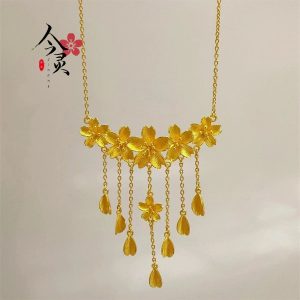 Gold Plated Necklace 50cm+ Length