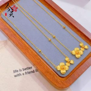 Gold Plated Necklace 50cm+ Length