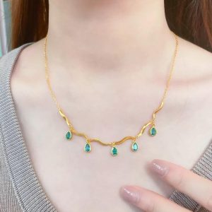 Gold Plated Necklace 50cm+ Length