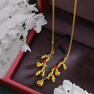 Gold Plated Necklace 50cm+ Length